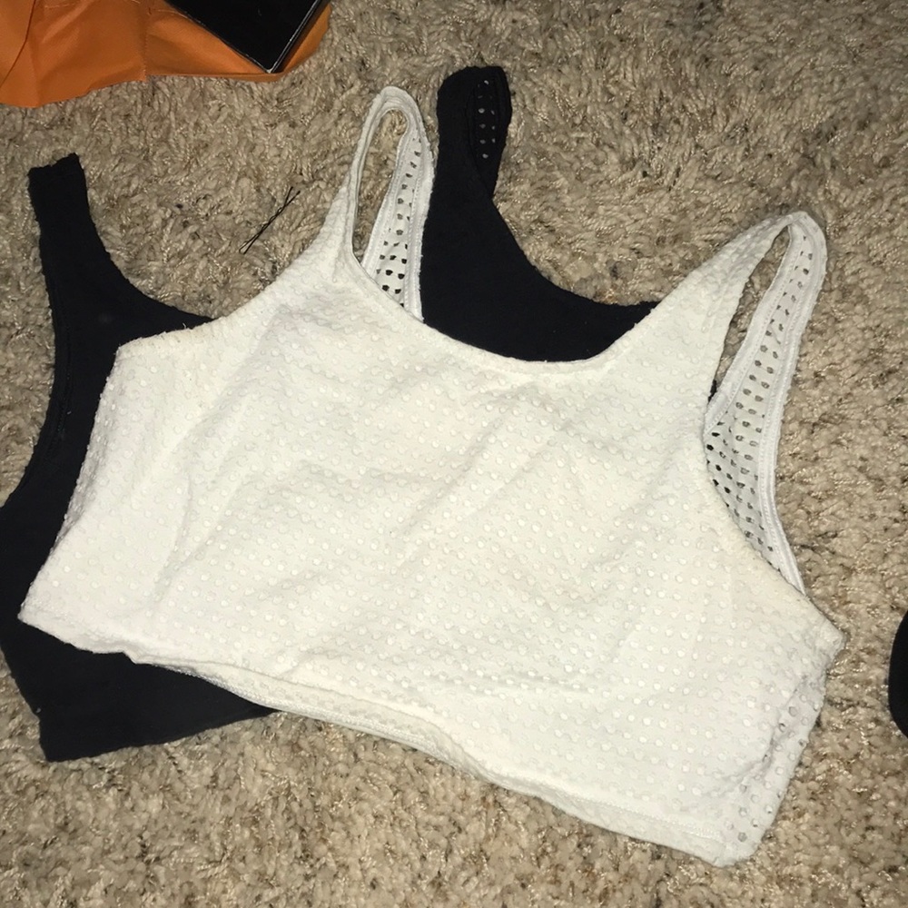 Pair of crop tops